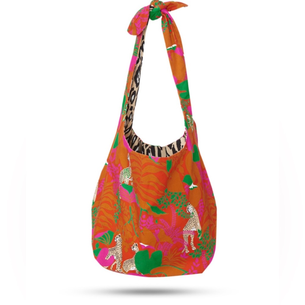 CAbi canvas reversible sling bag